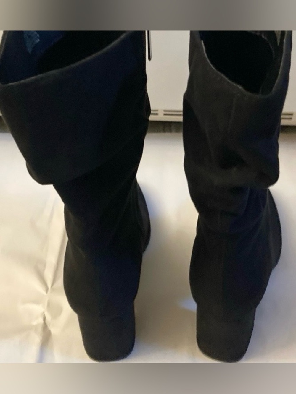 Style & Co. Black Microfiber Suede Boots - Picture 11 of 14